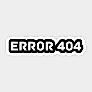 error 404 Sticker